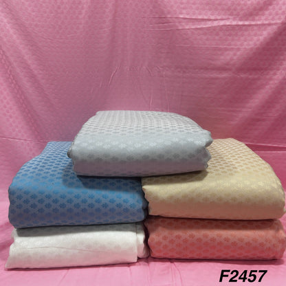 Self Cotton Silk Fabric-F2457