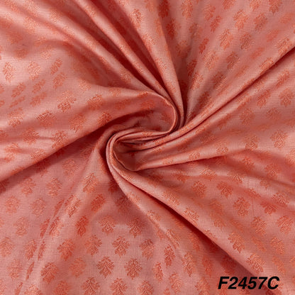 Self Cotton Silk Fabric-F2457