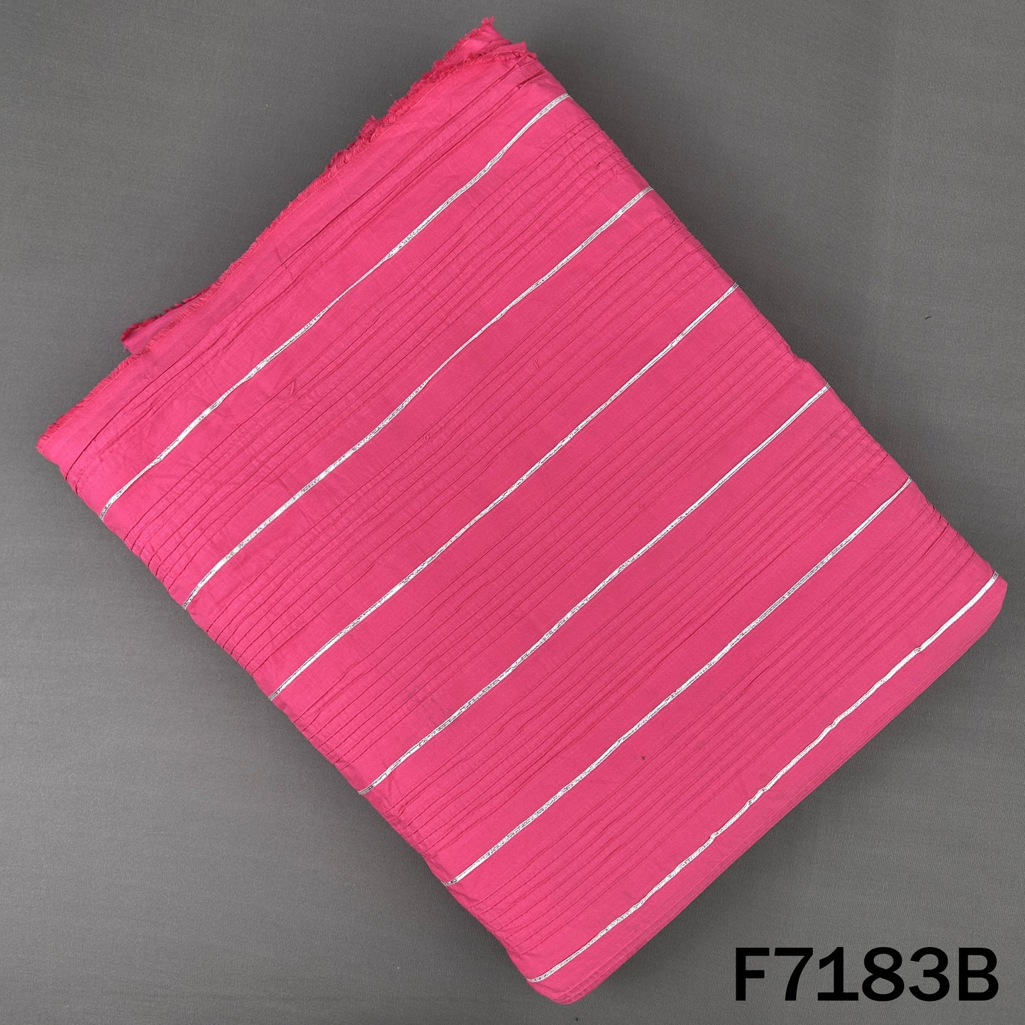 Pintex Gota Patti Cotton Fabric - F7183