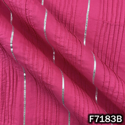 Pintex Gota Patti Cotton Fabric - F7183