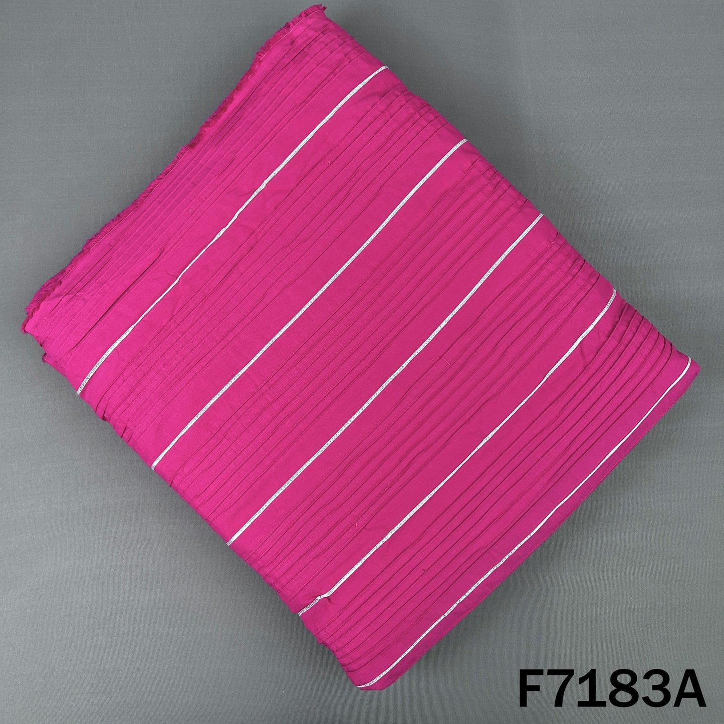 Pintex Gota Patti Cotton Fabric - F7183