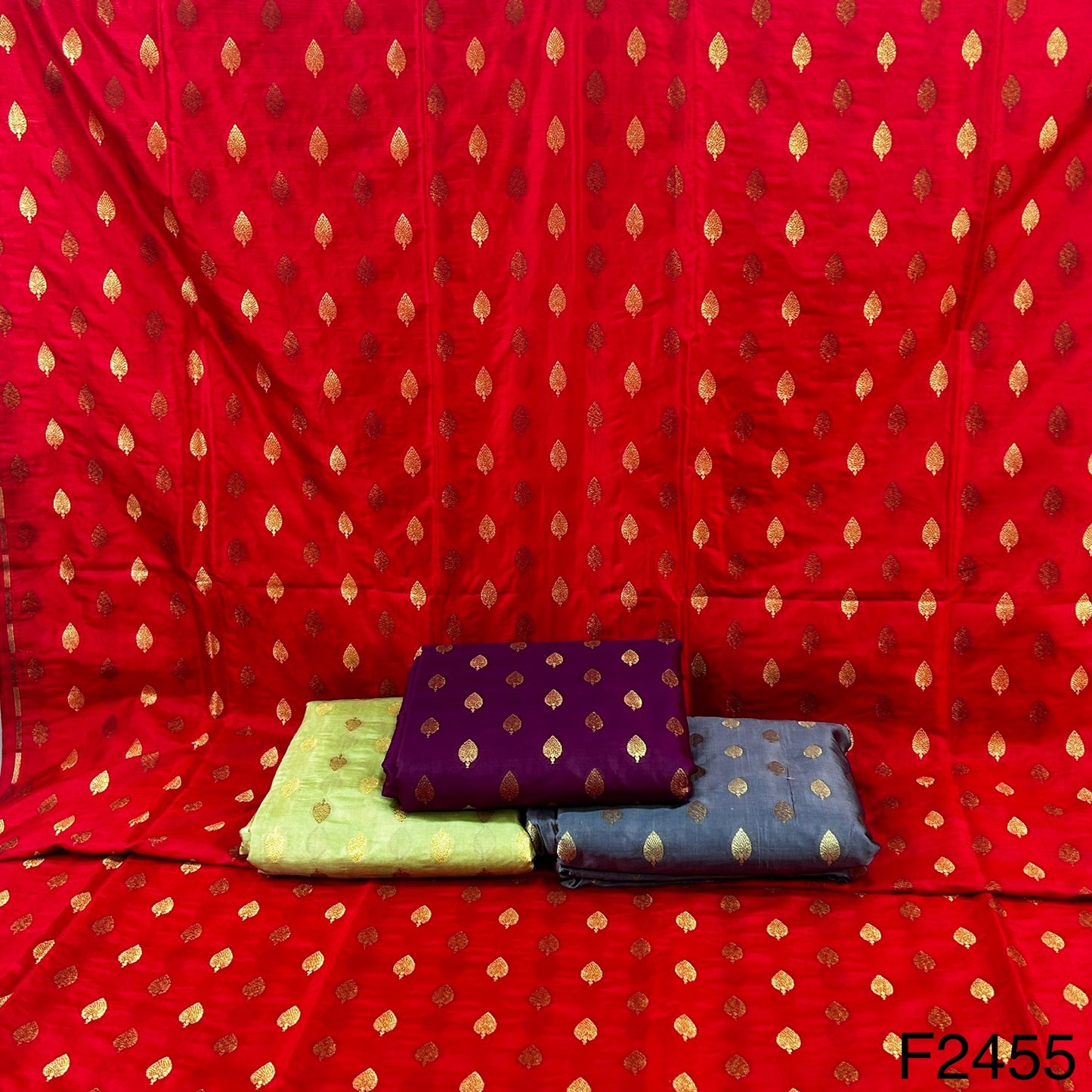 Silk Brocade Fabric-F2455