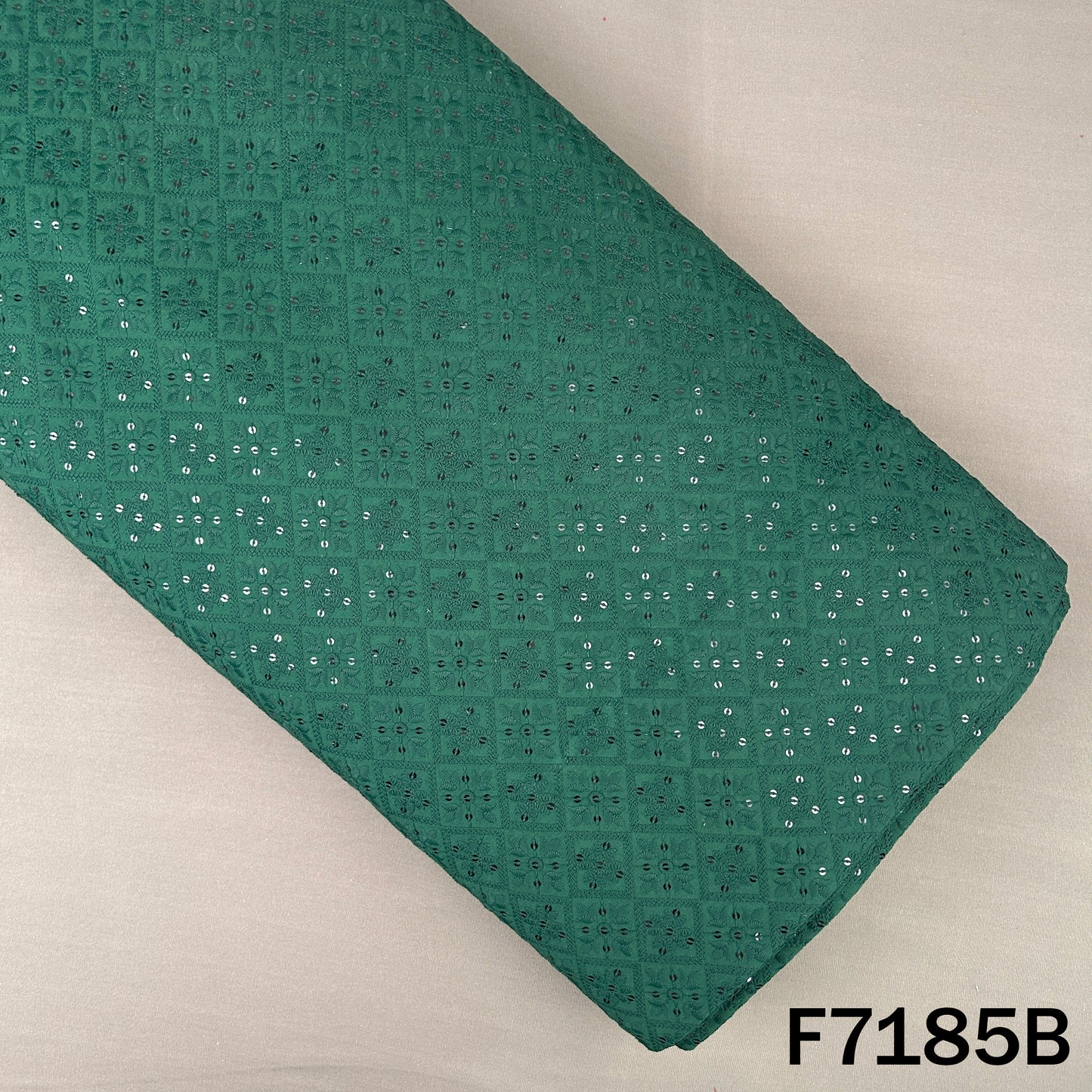 Chikankari Cotton Fabric - F7185