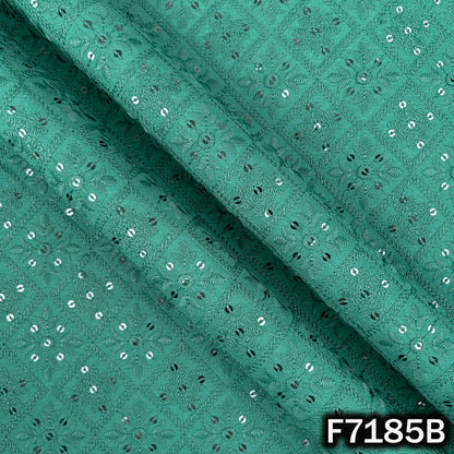 Chikankari Cotton Fabric - F7185