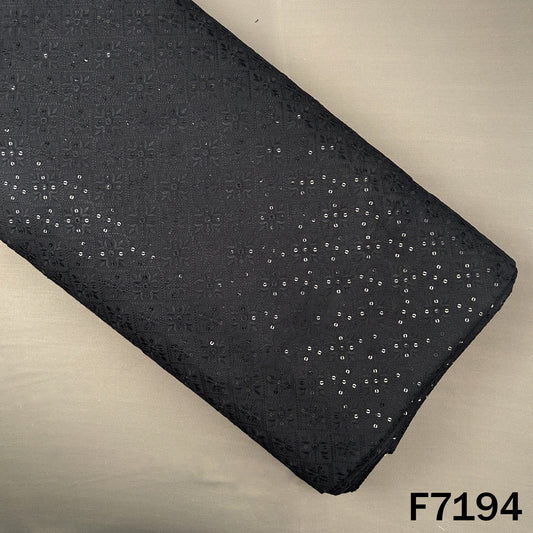 Chikankari Cotton Fabric - F7194