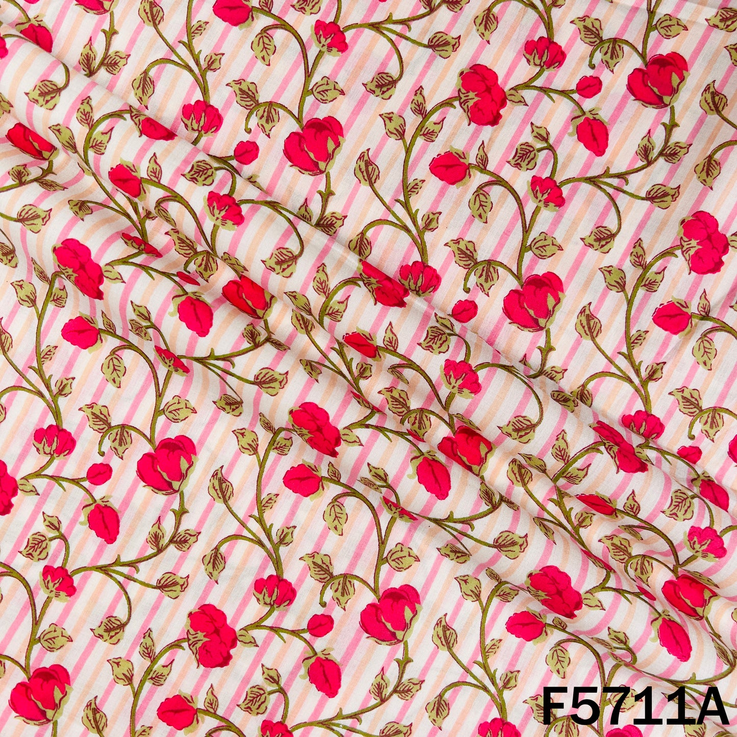 Block Print Cotton Fabric - F5711
