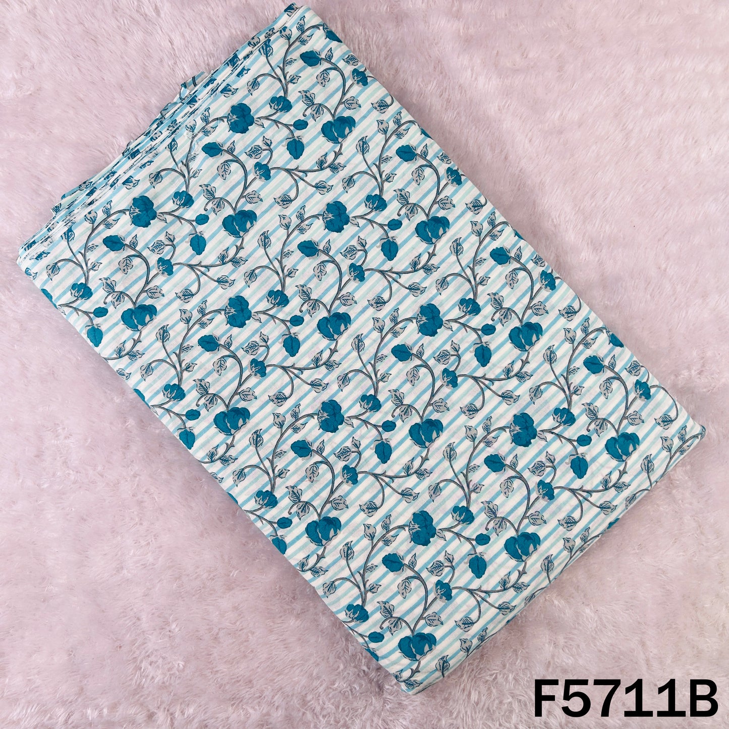 Block Print Cotton Fabric - F5711
