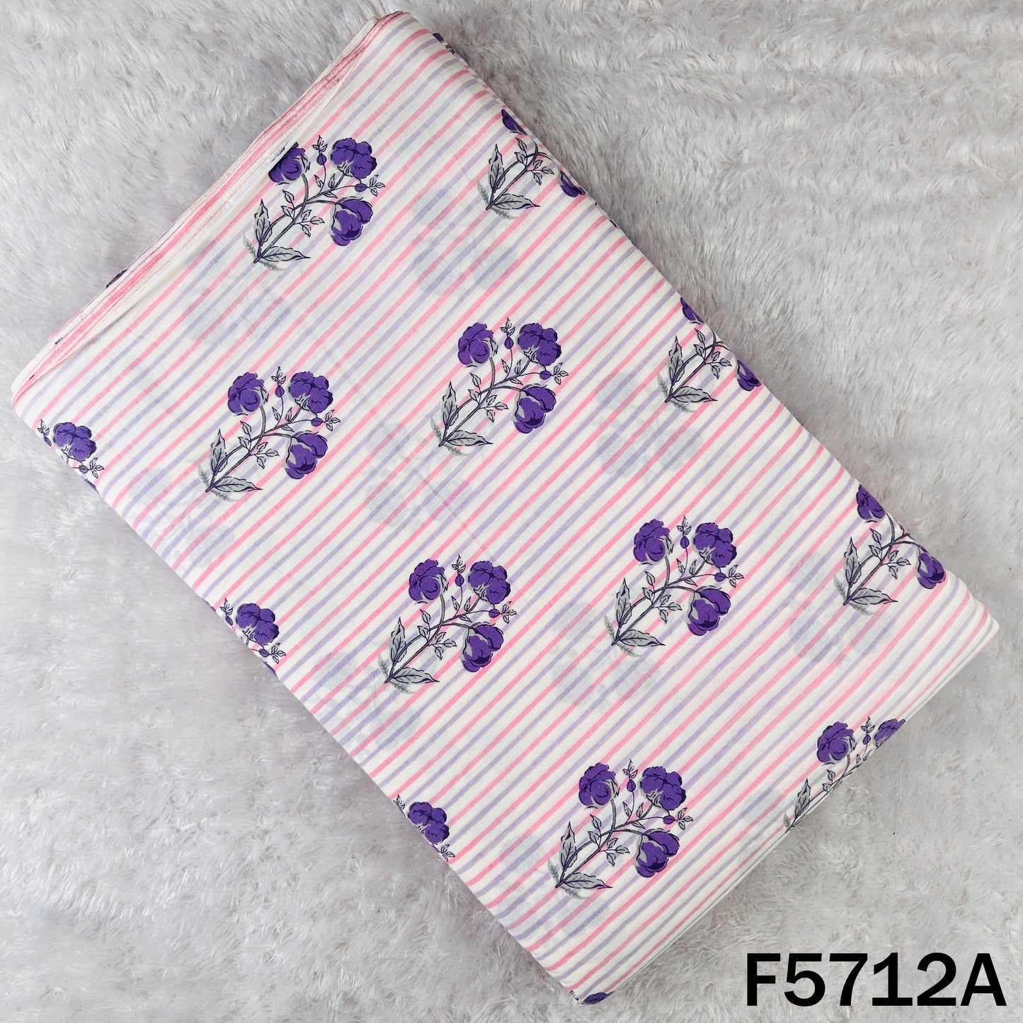 Block Print Cotton Fabric - F5712