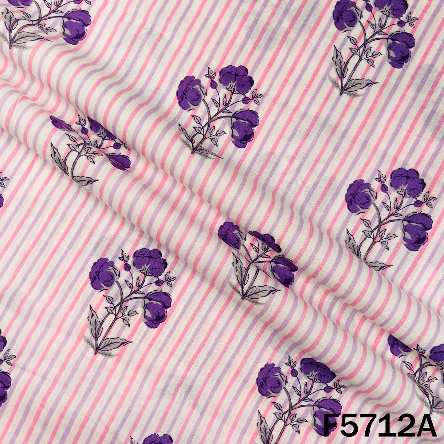 Block Print Cotton Fabric - F5712