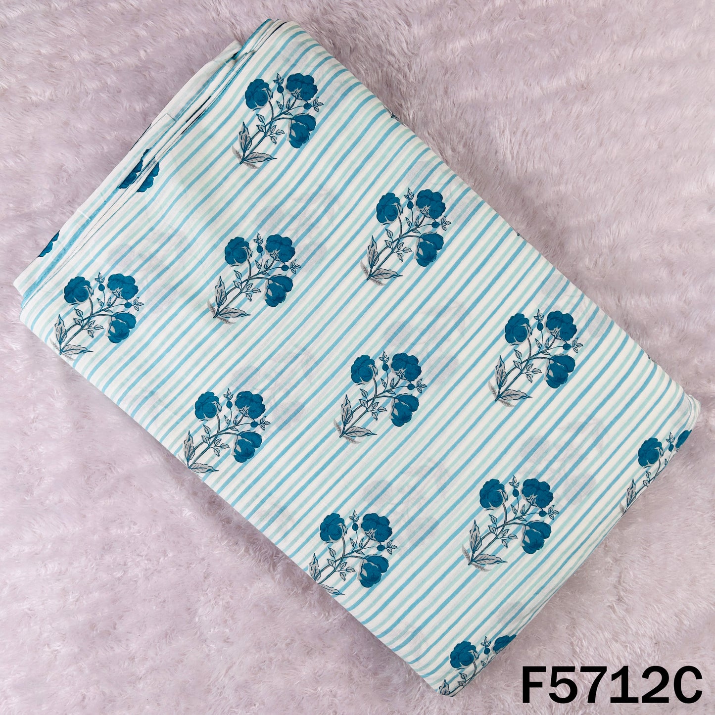Block Print Cotton Fabric - F5712