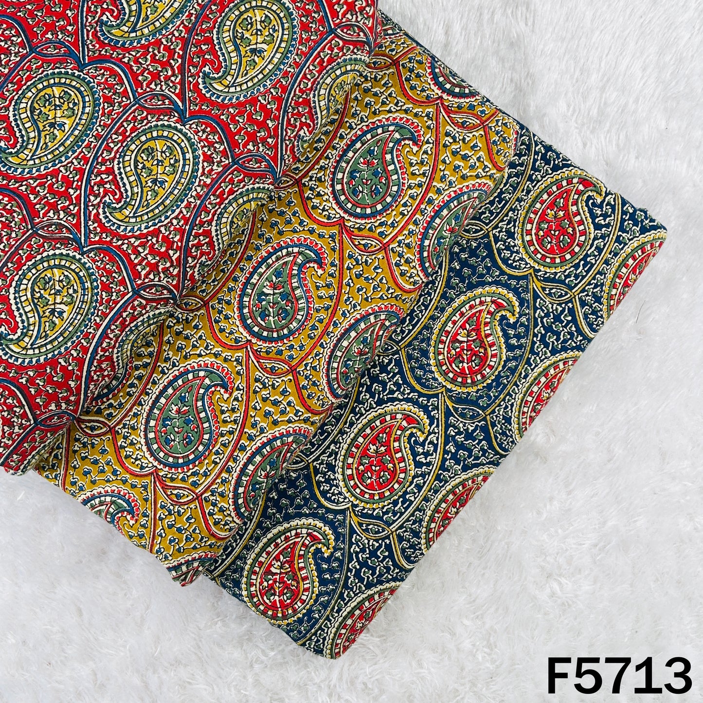 Block Print Cotton Fabric - F5713