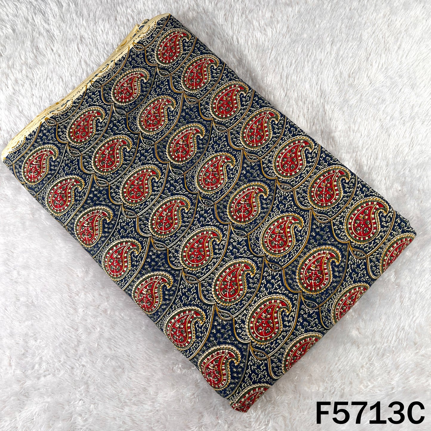 Block Print Cotton Fabric - F5713