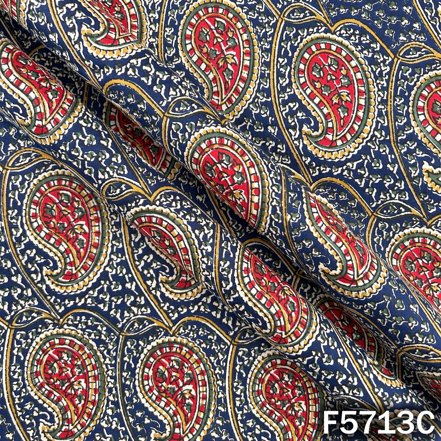 Block Print Cotton Fabric - F5713