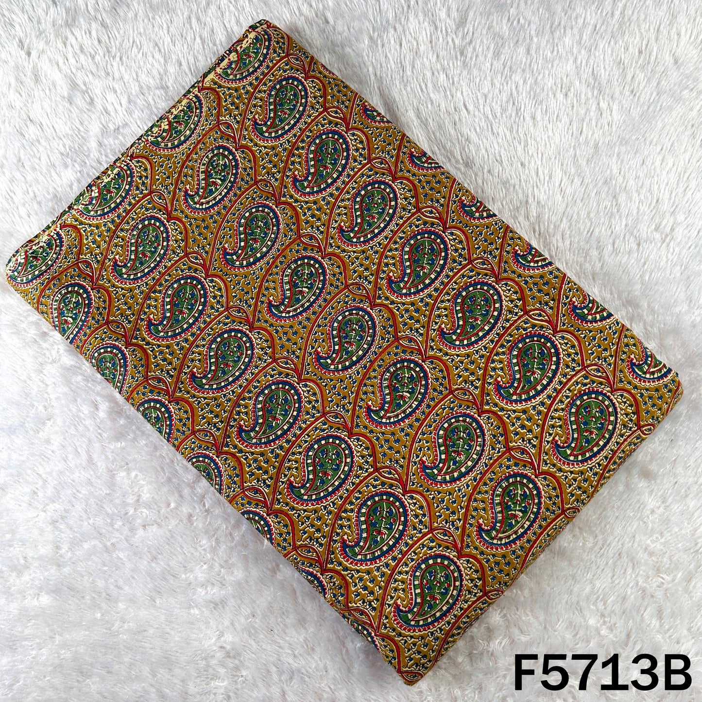 Block Print Cotton Fabric - F5713
