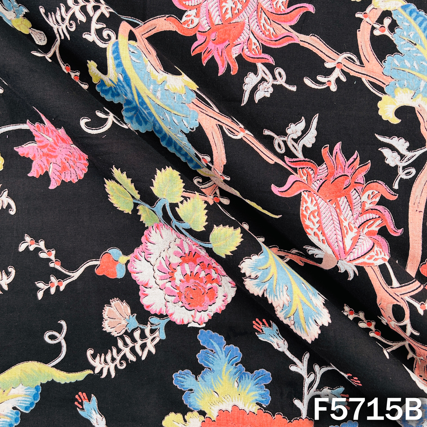 Block Print Cotton Fabric - F5715