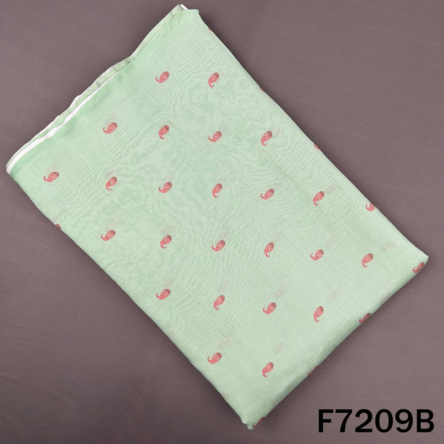 Printed Mul Chanderi Fabric - F7209