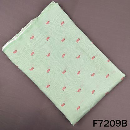 Printed Mul Chanderi Fabric - F7209