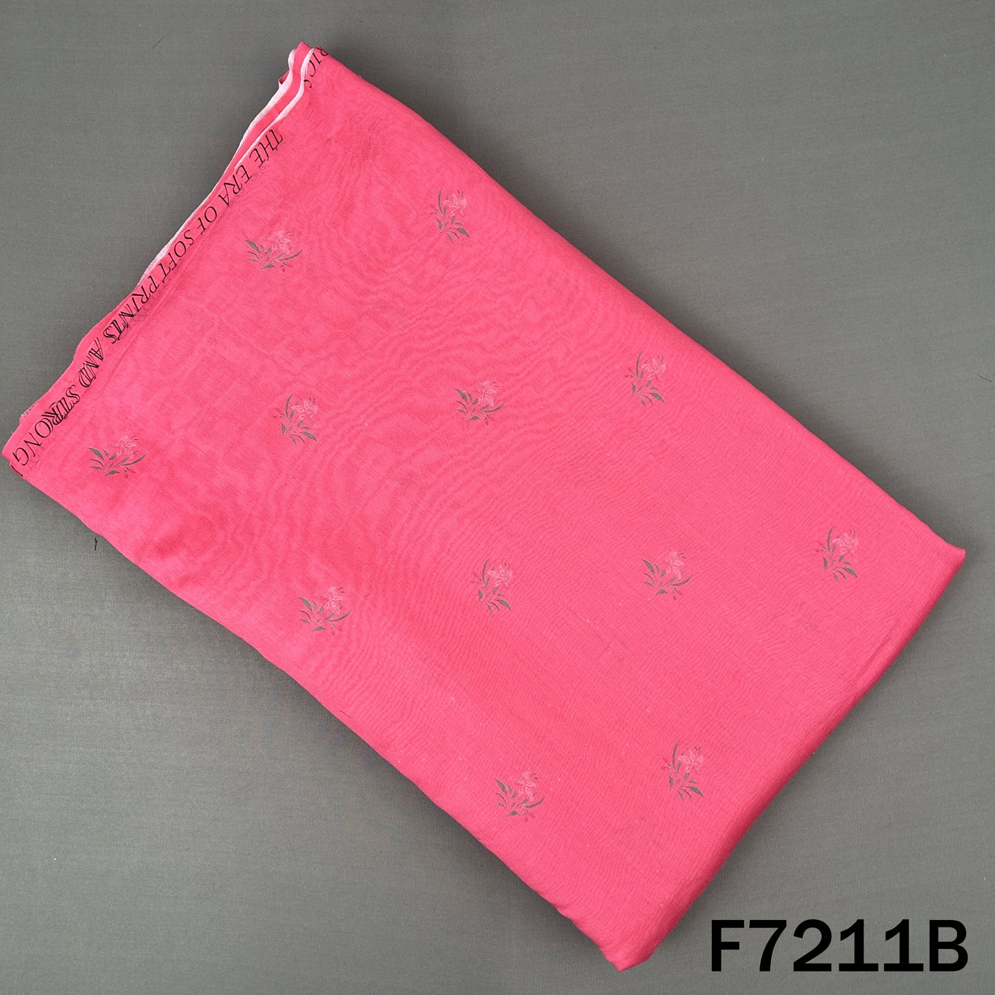 Printed Mul Chanderi Fabric - F7211