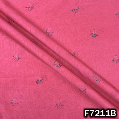 Printed Mul Chanderi Fabric - F7211