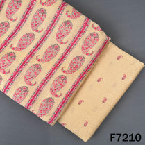 Printed Mul Chanderi Fabric - F7210