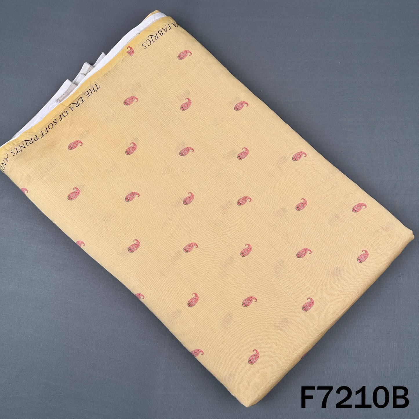 Printed Mul Chanderi Fabric - F7210