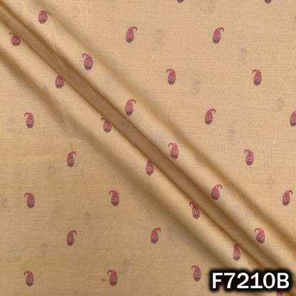 Printed Mul Chanderi Fabric - F7210