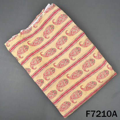 Printed Mul Chanderi Fabric - F7210