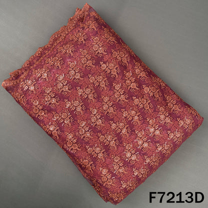 Thread Sequins Embroidered Net Fabric - F7213