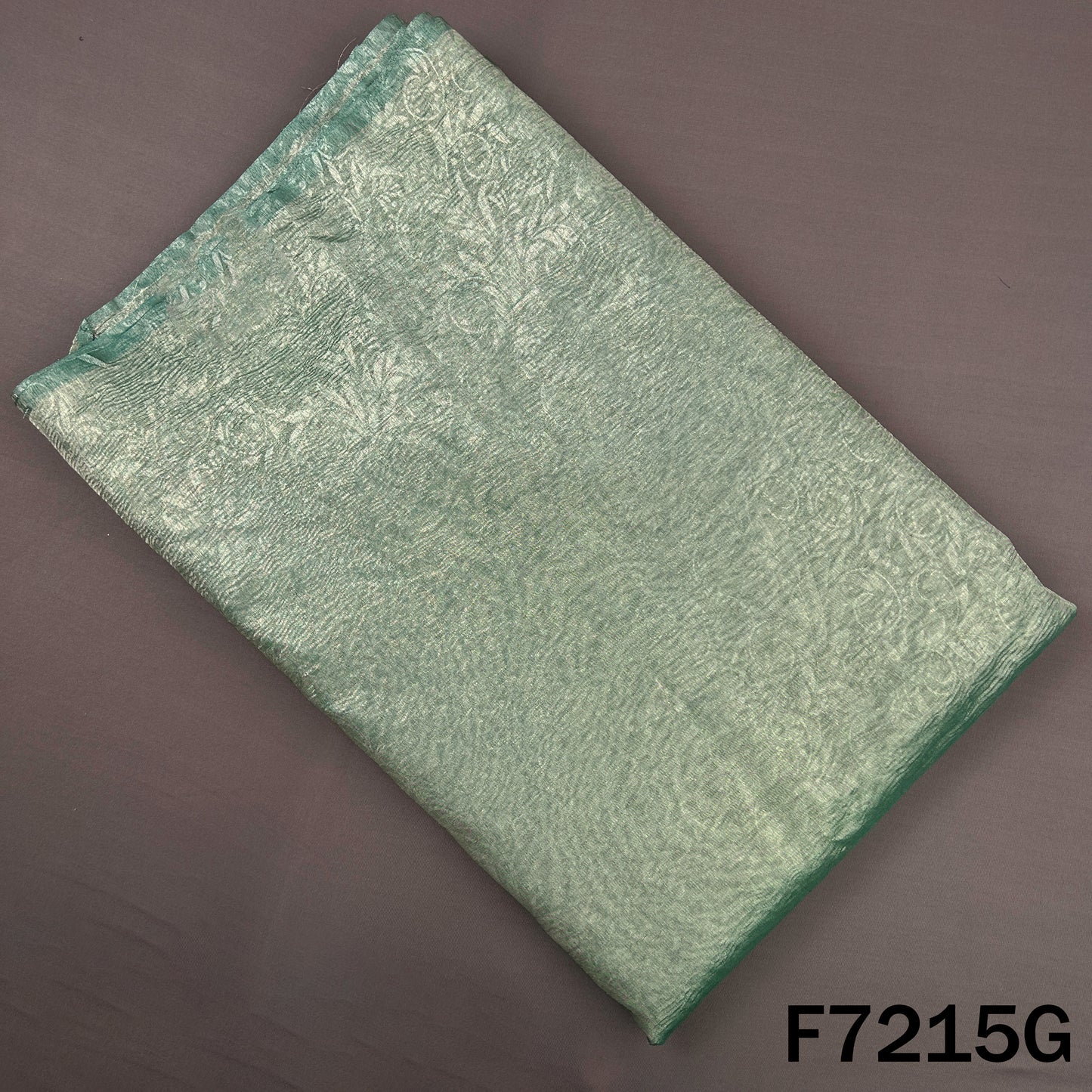 Self Jacquard Crush Tissue Fabric - F7215