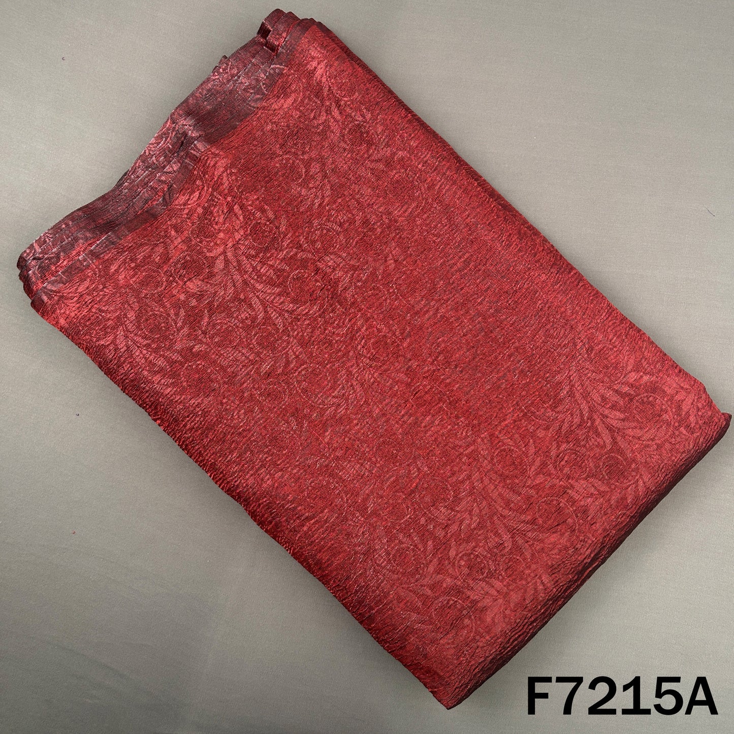 Self Jacquard Crush Tissue Fabric - F7215