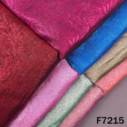 Self Jacquard Crush Tissue Fabric - F7215