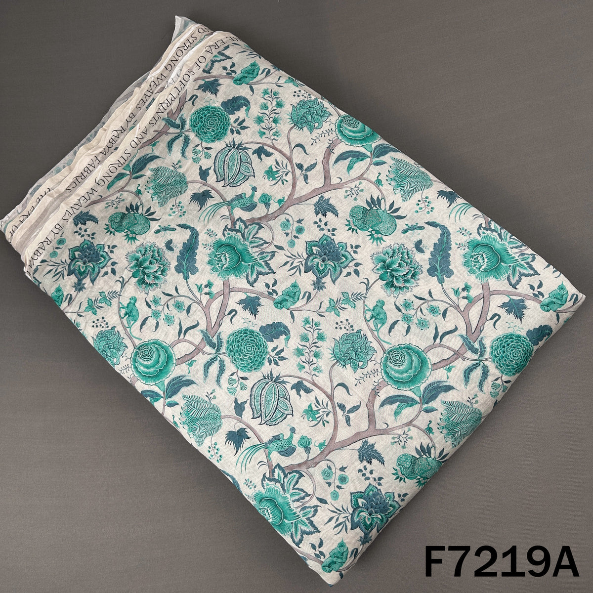 Printed Mul Chanderi Fabric - F7219