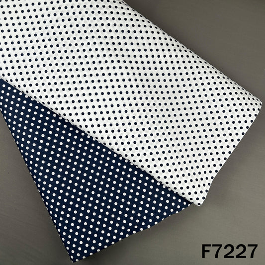Polka Dot Cambric Cotton Fabric - F7227