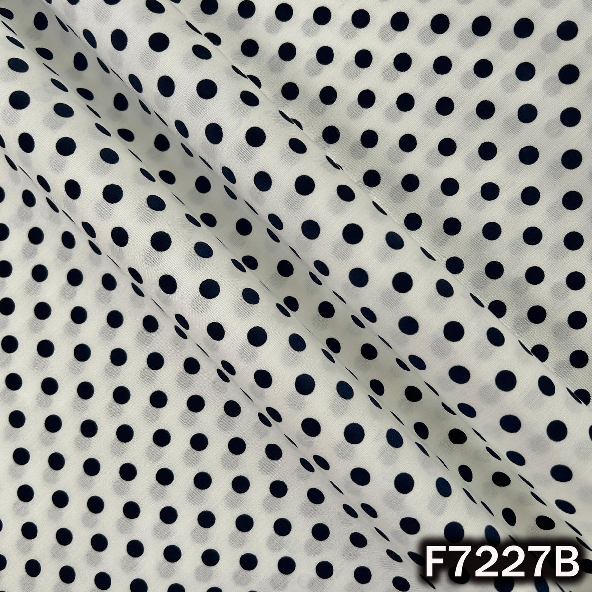 Polka Dot Cambric Cotton Fabric - F7227