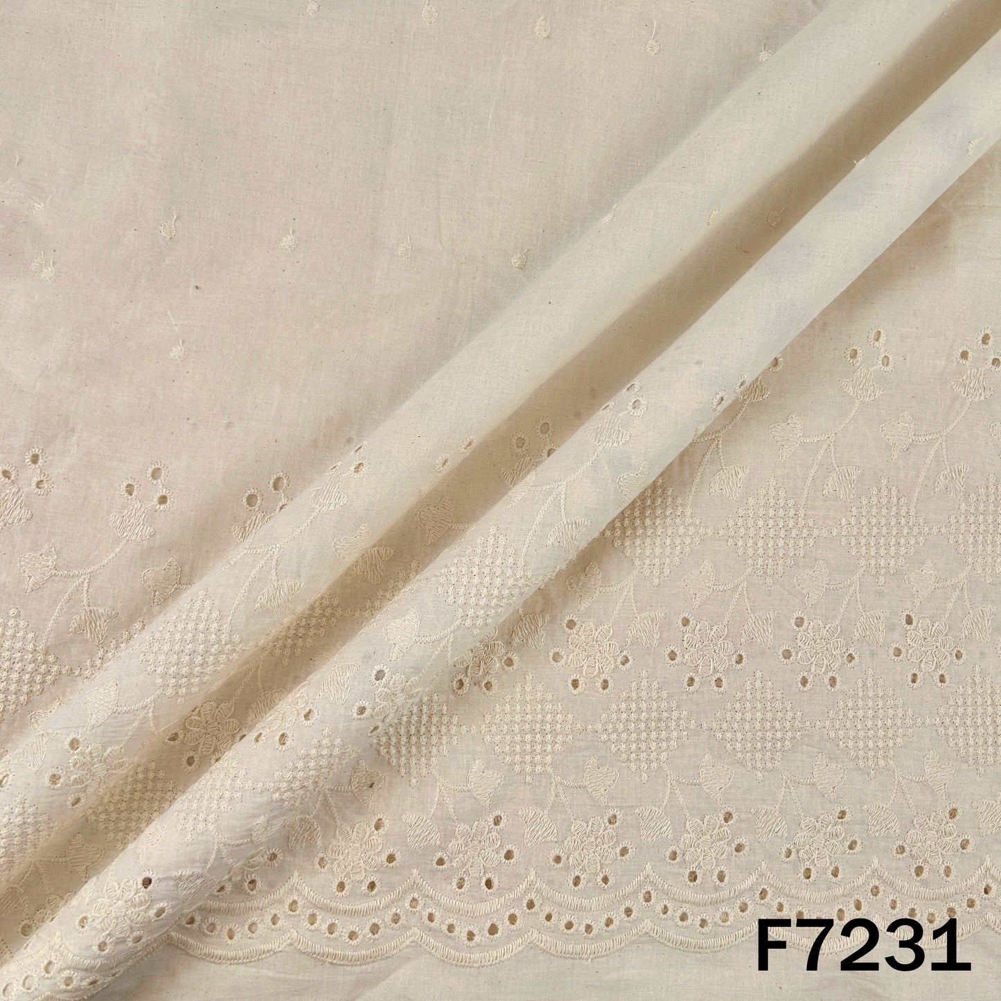 Dyeable Hakoba Kora Cotton Fabric - F7231