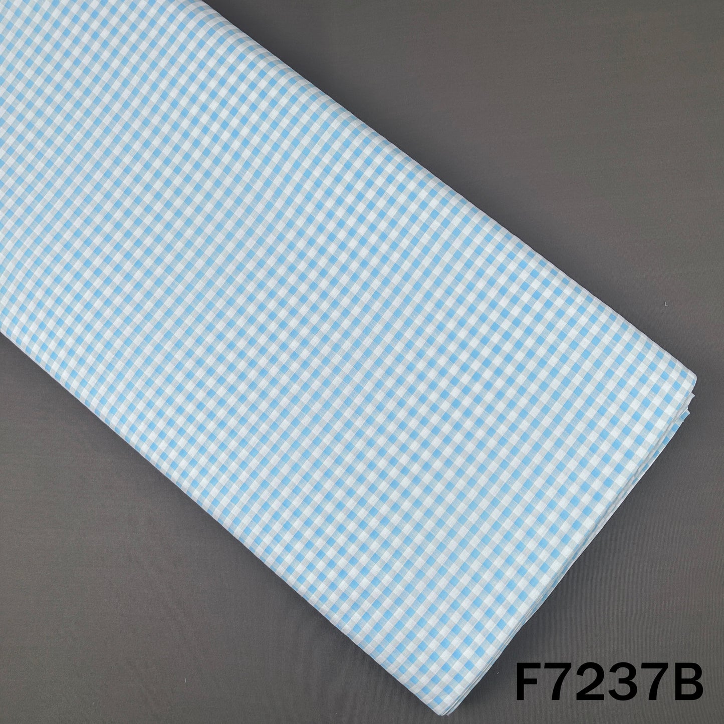 Check Cambric Cotton Fabric - F7237