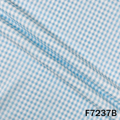 Check Cambric Cotton Fabric - F7237