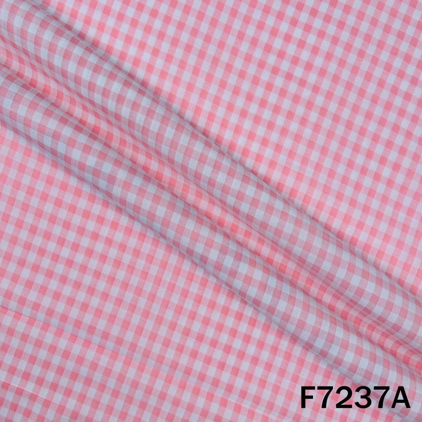 Check Cambric Cotton Fabric - F7237
