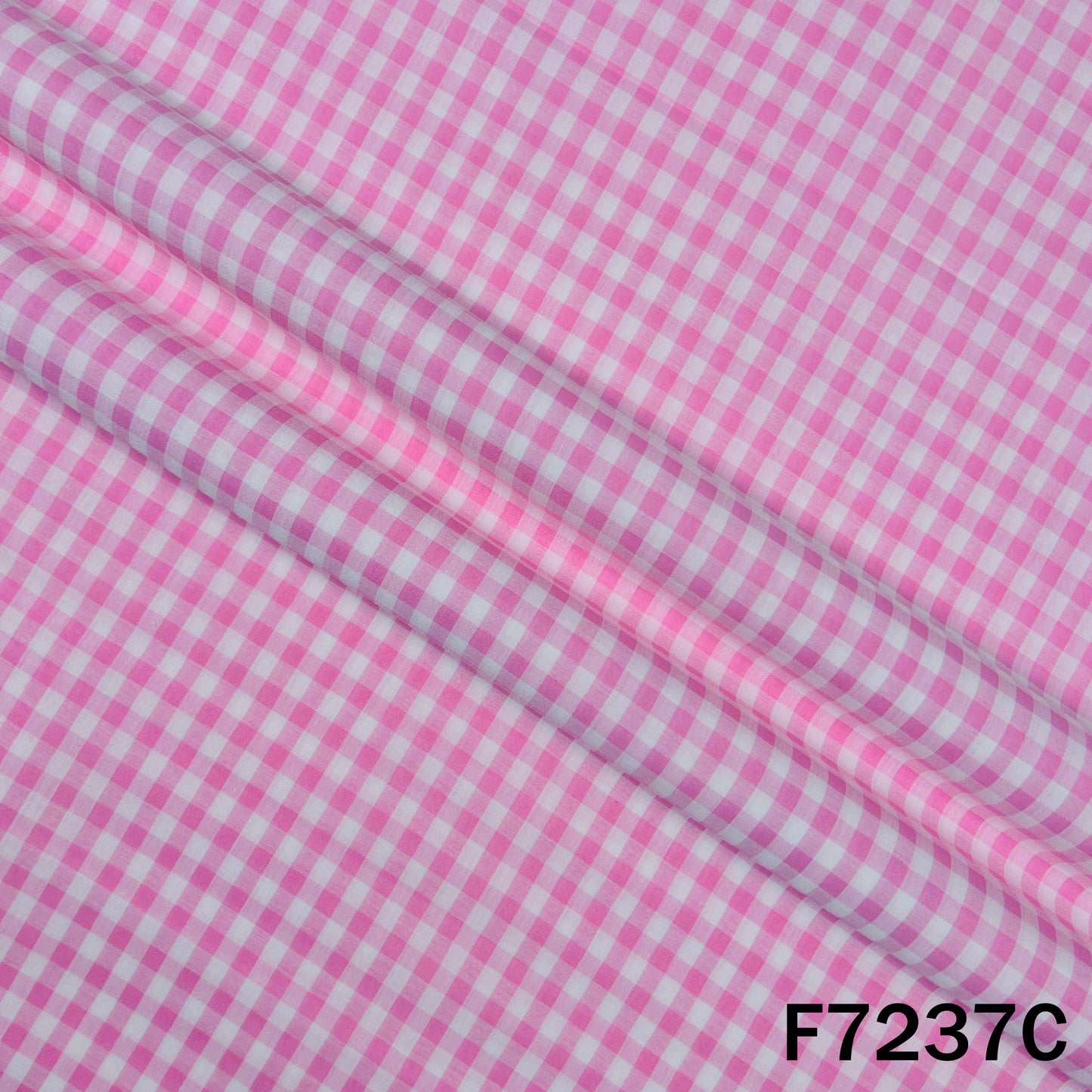 Check Cambric Cotton Fabric - F7237