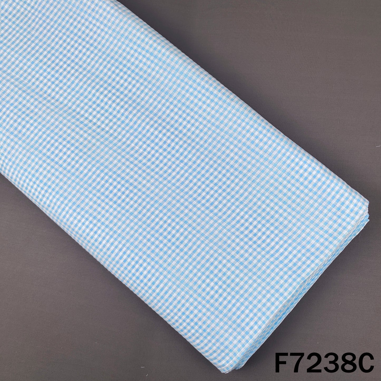 Check Cambric Cotton Fabric - F7238