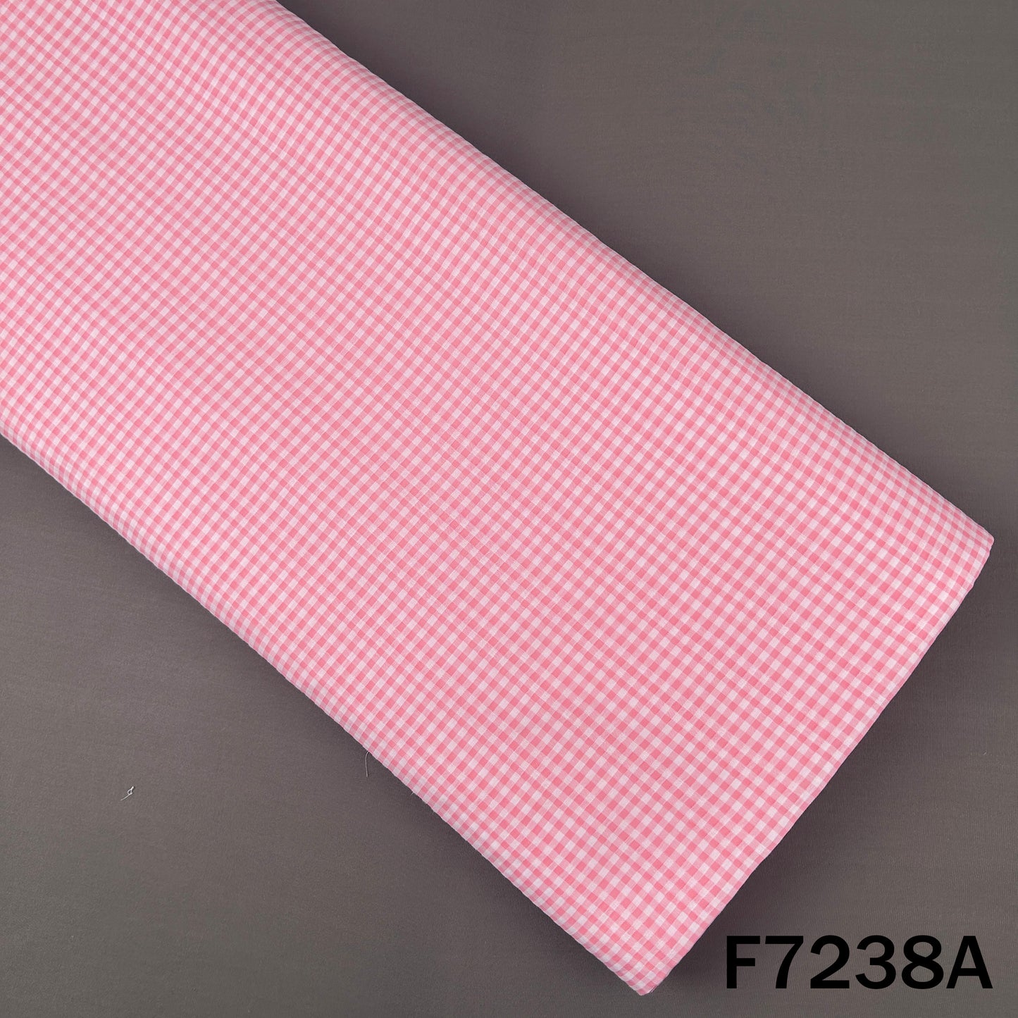Check Cambric Cotton Fabric - F7238
