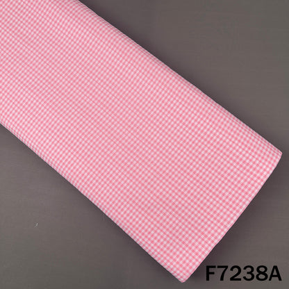 Check Cambric Cotton Fabric - F7238
