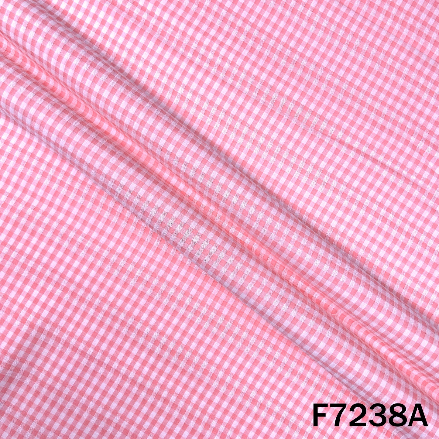 Check Cambric Cotton Fabric - F7238