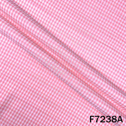 Check Cambric Cotton Fabric - F7238