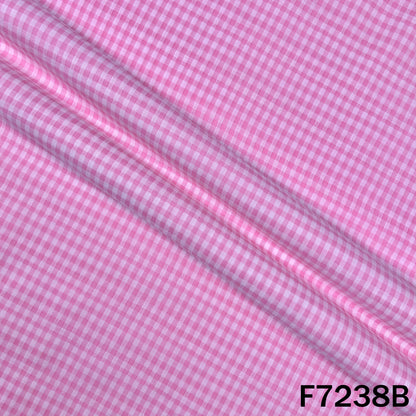 Check Cambric Cotton Fabric - F7238