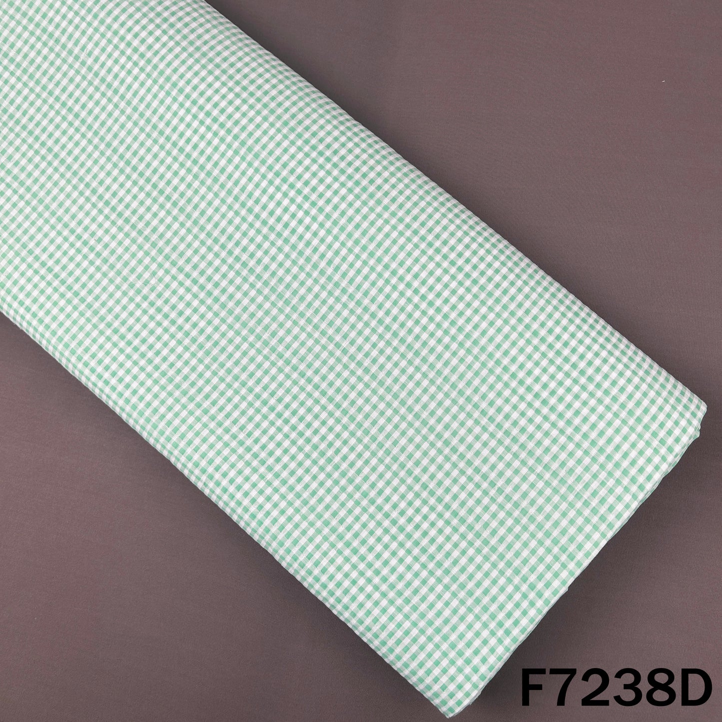 Check Cambric Cotton Fabric - F7238