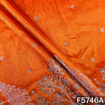 Cut Dana Zari Sequins Embroidered Shimmer Tissue Fabric - F5746