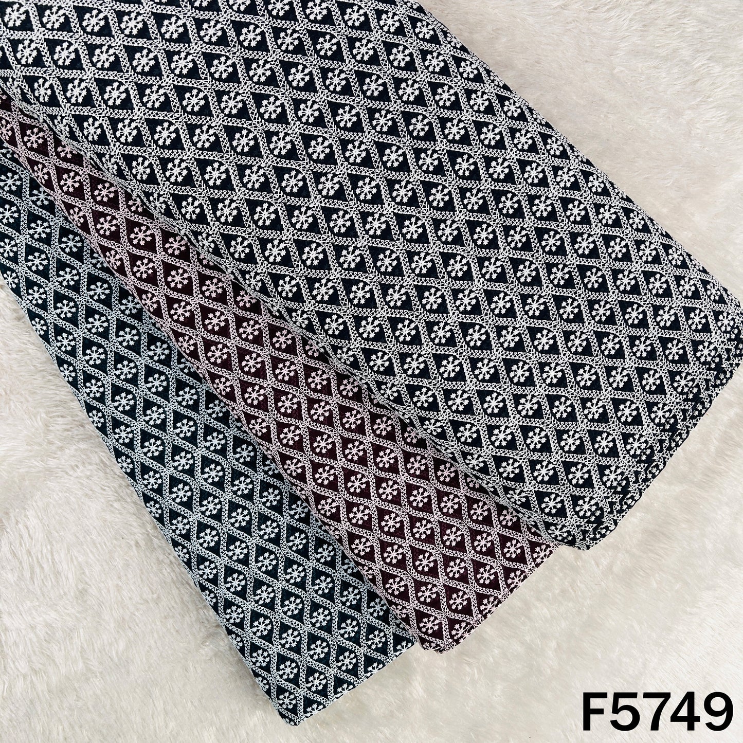 Chickankari Georgette Fabric - F5749