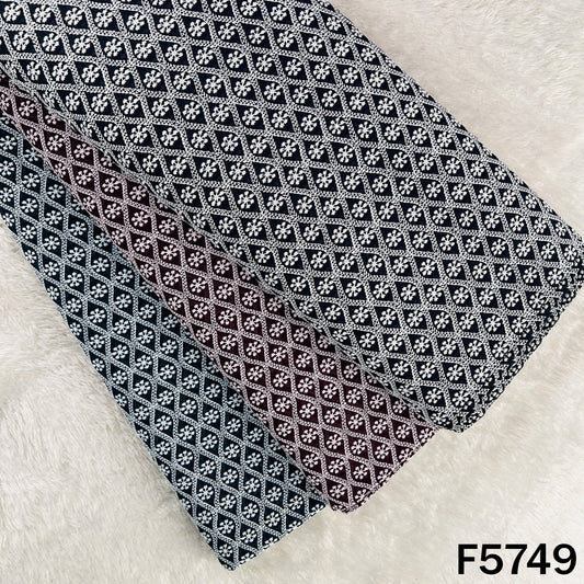 Chickankari Georgette Fabric - F5749