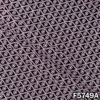 Chickankari Georgette Fabric - F5749